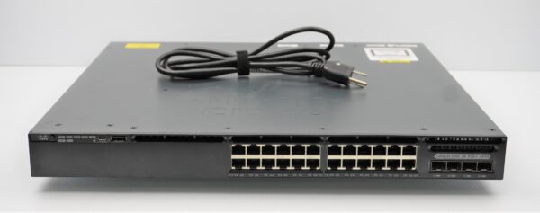 Cisco | WS-C3650-24PS-E | 24-Ports Rack-Mountable Managed Switch